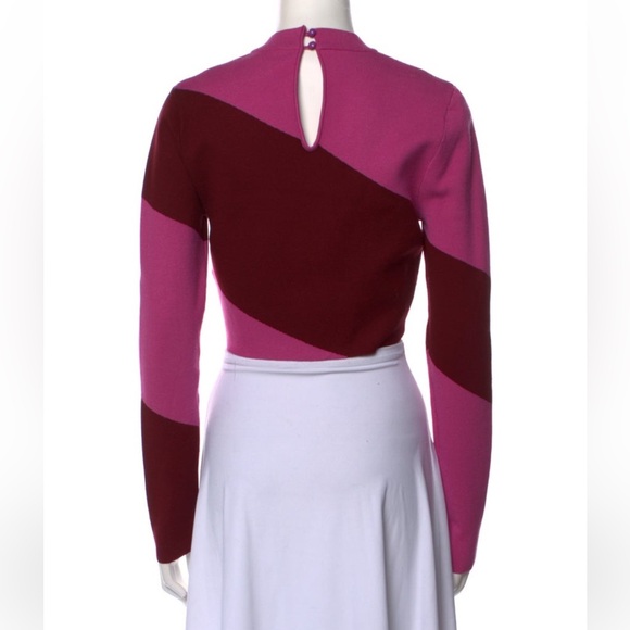 Rhode pink and red cropped sweater - Picture 2 of 4